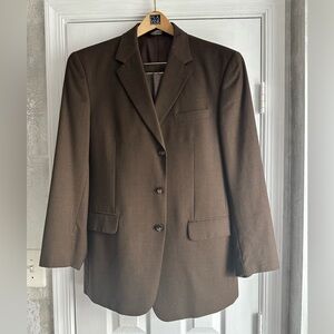 Classic Brown Men's Suit w/2 Pants